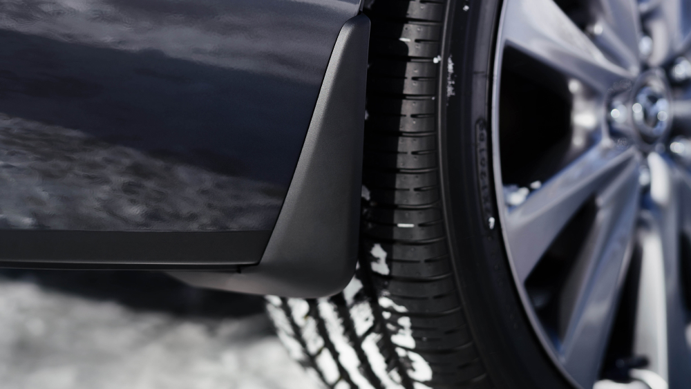 Accesorios para el Mazda 3 Sedan 2026 – Protectores de salpicaduras traseros Accesorios para el Mazda 3 Sedan 2026 – Protectores de salpicaduras traseros
